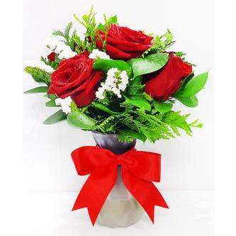 Arreglo Floral 6 Rosas