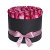 Arreglo en Caja de rosas rosadas